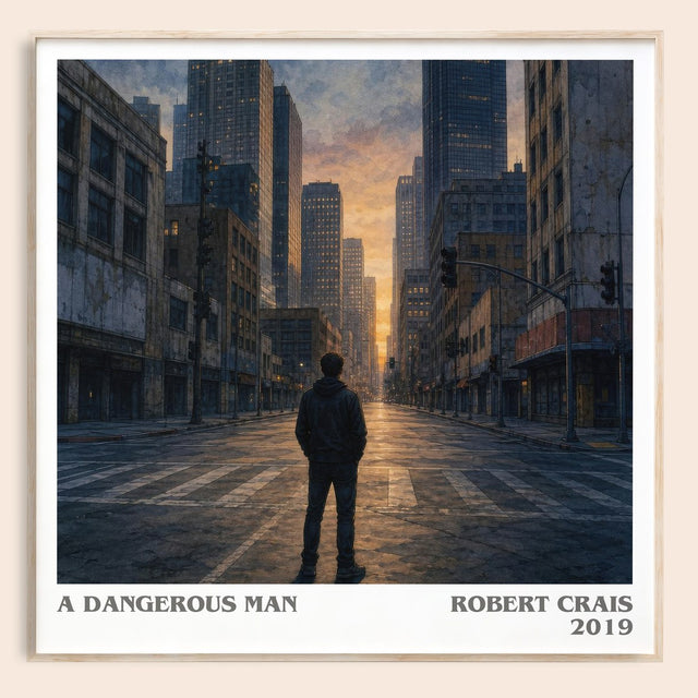 A Dangerous Man Literary Art Print by Robert Crais