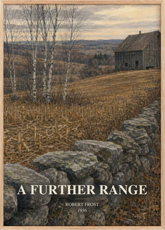 A Further Range Book Watercolour Illustration by Robert Frost