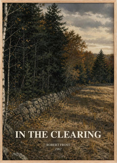 In The Clearing Book Watercolour Illustration by Robert Frost