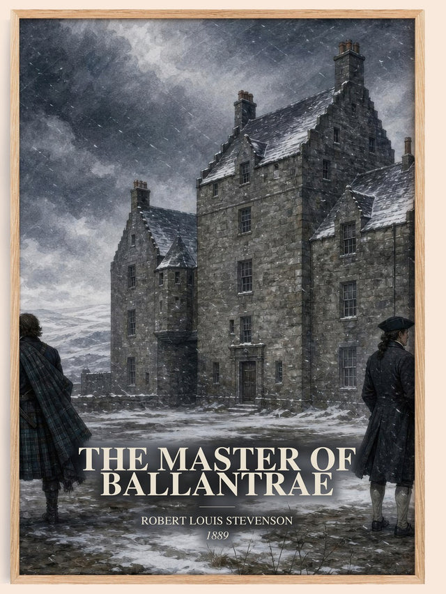 Master Of Ballantrae Book Watercolour Illustration by R. Stevenson