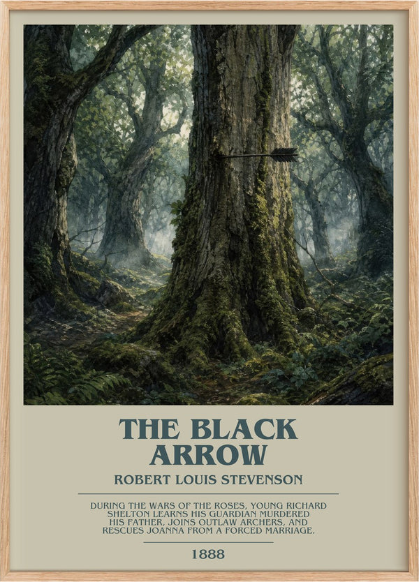 The Black Arrow Bookish Wall Art by Robert Louis Stevenson