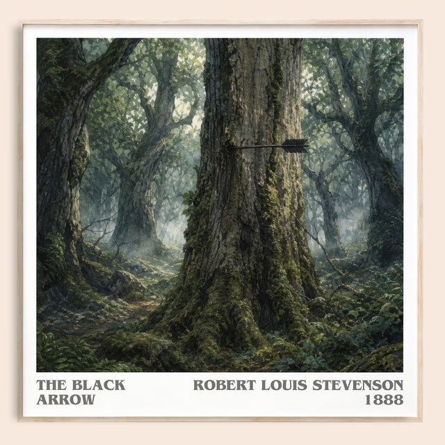 The Black Arrow Literary Art Print by Robert Louis Stevenson