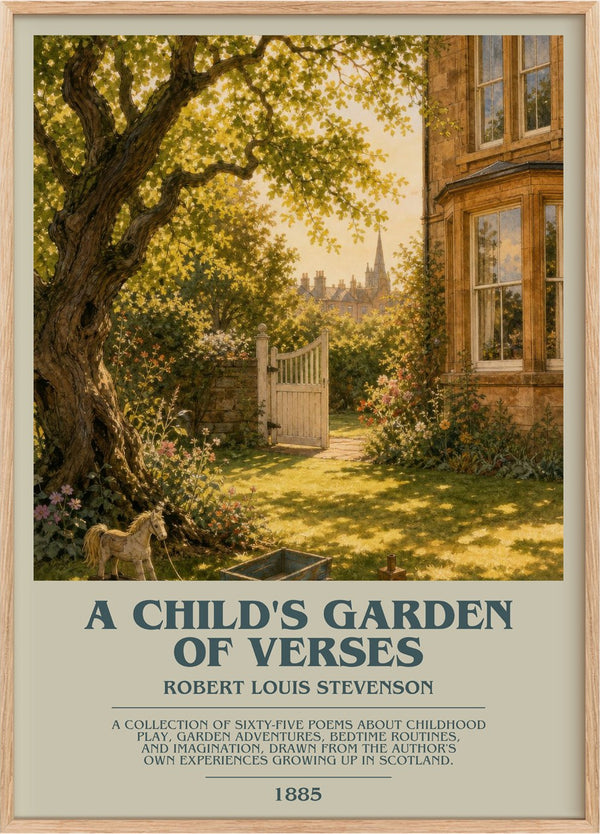 A Child's Garden Of Verses Bookish Wall Art by Robert Louis Stevenson