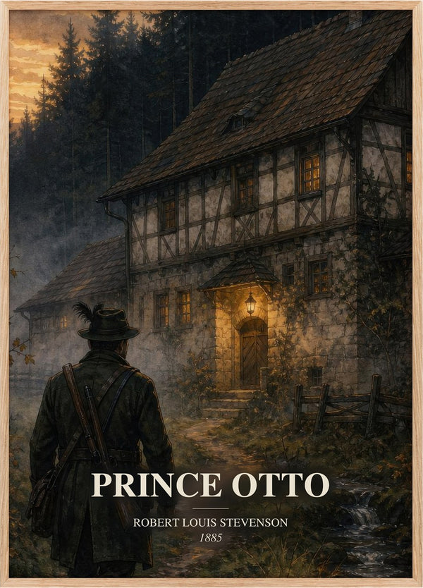 Prince Otto Book Watercolour Illustration by Robert Louis Stevenson