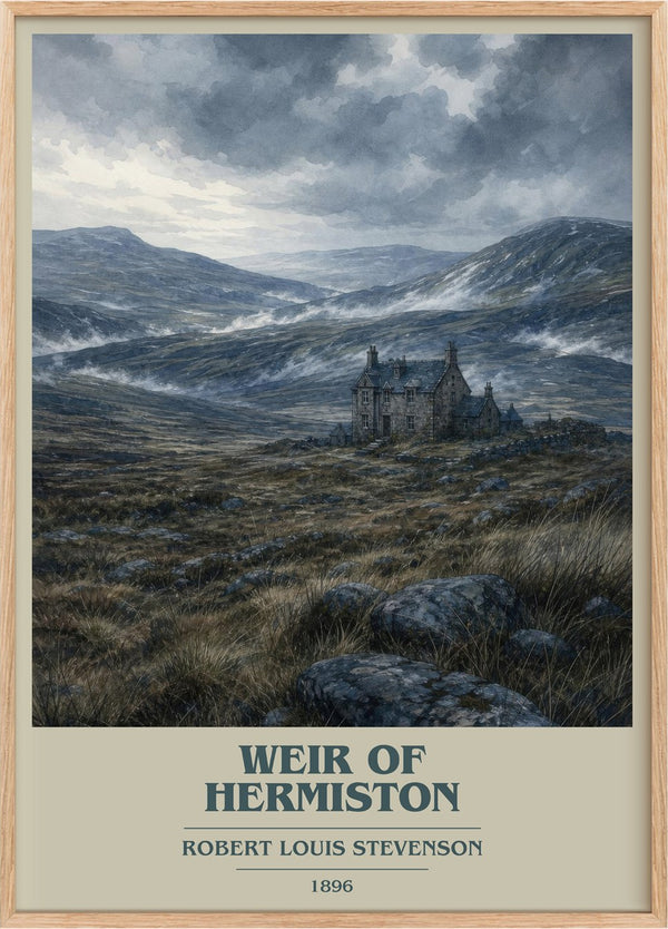 Weir Of Hermiston Book Cover Poster by Robert Louis Stevenson