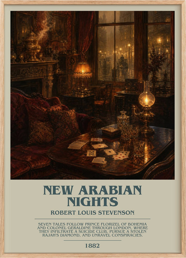 New Arabian Nights Bookish Wall Art by Robert Louis Stevenson