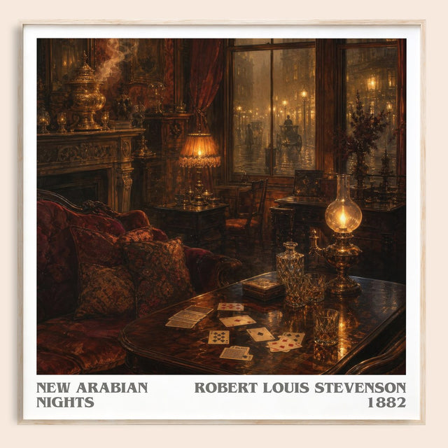 New Arabian Nights Literary Art Print by Robert Louis Stevenson