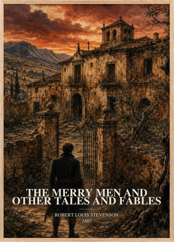 Merry Men And Other Tales And Fables Book Watercolour Illustration by Robert Louis Stevenson