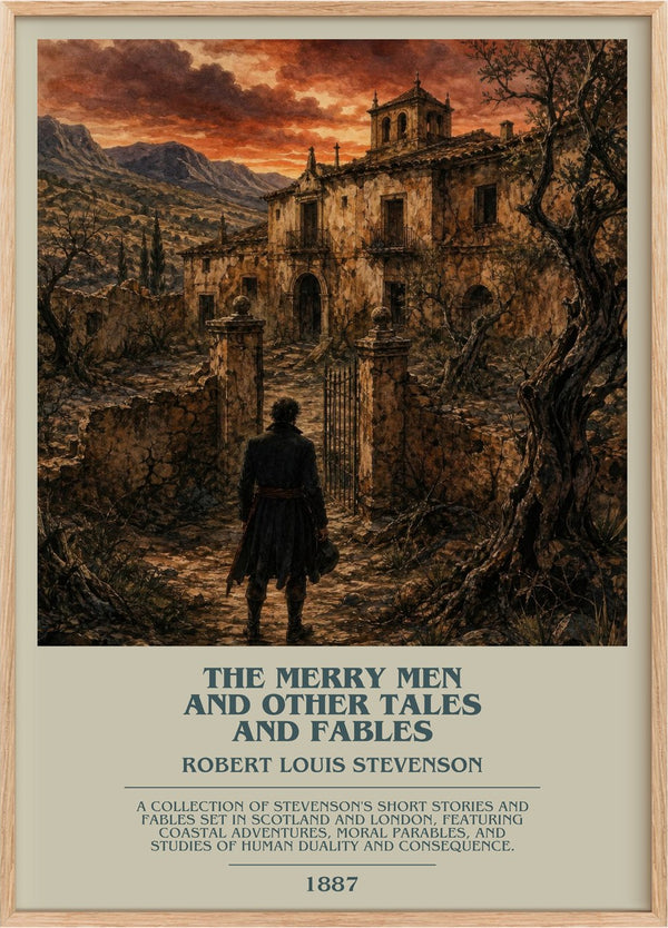 Merry Men And Other Tales And Fables Bookish Wall Art by R. Stevenson