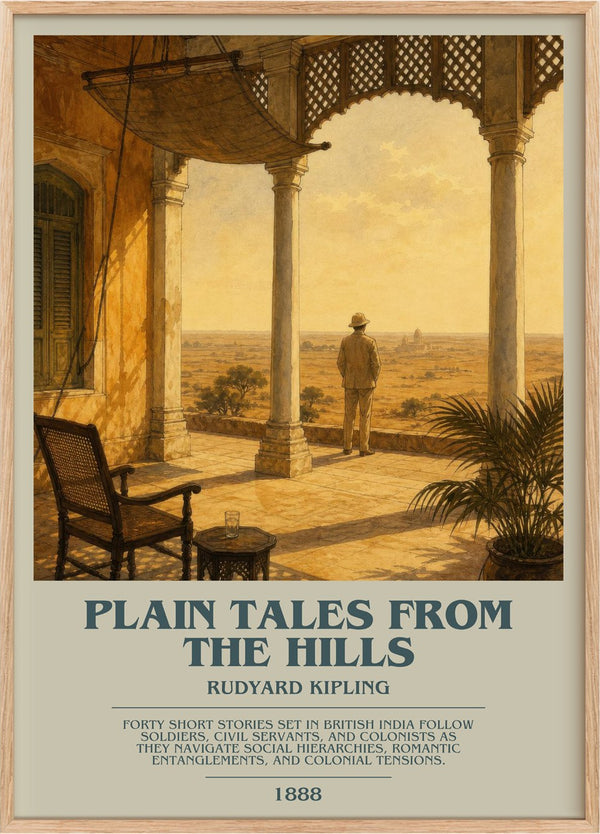 Plain Tales From The Hills Bookish Wall Art by Rudyard Kipling