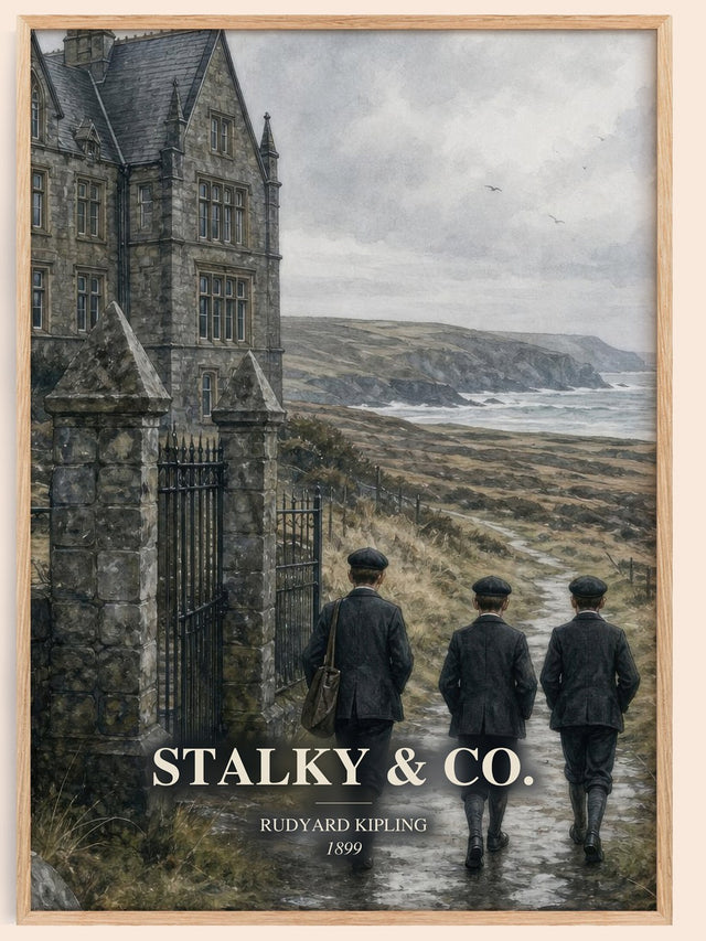 Stalky & Co. Book Watercolour Illustration by Rudyard Kipling