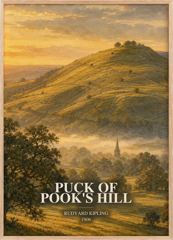 Puck Of Pook's Hill Book Watercolour Illustration by Rudyard Kipling
