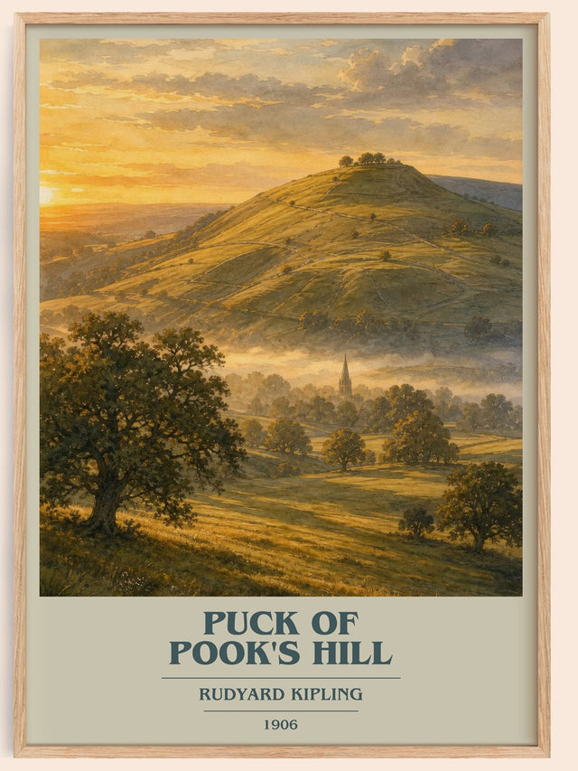Puck Of Pook'S Hill Book Cover Poster by Rudyard Kipling