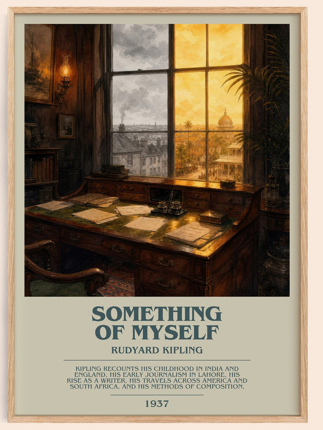 Something Of Myself Bookish Wall Art by Rudyard Kipling