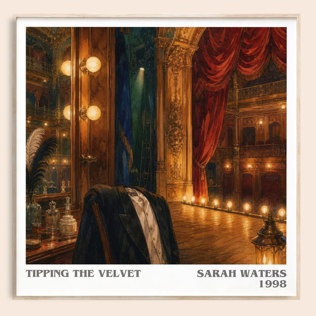 Tipping The Velvet Literary Art Print by Sarah Waters