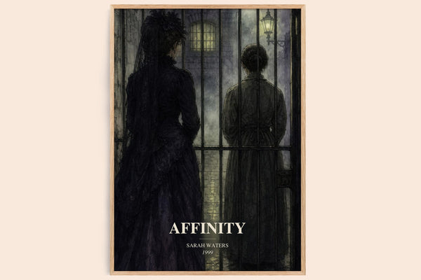 Affinity watercolour book poster by Sarah Waters – framed literary art print