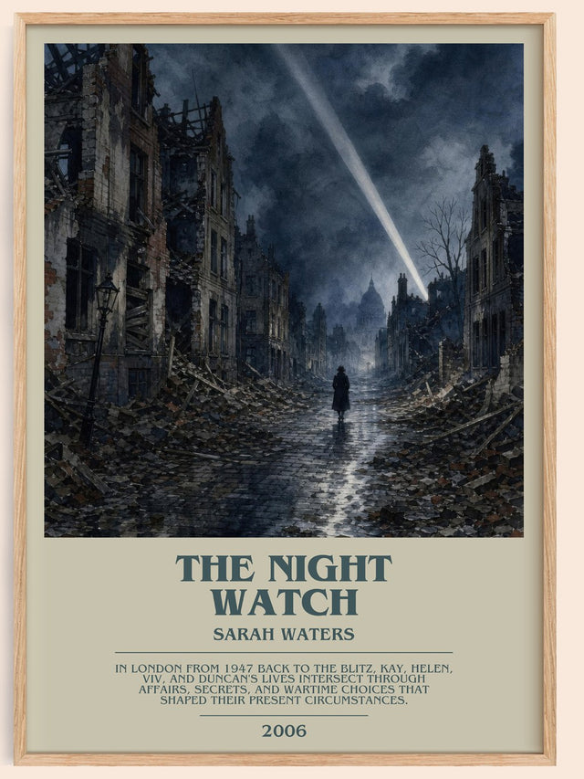 The Night Watch Bookish Wall Art by Sarah Waters