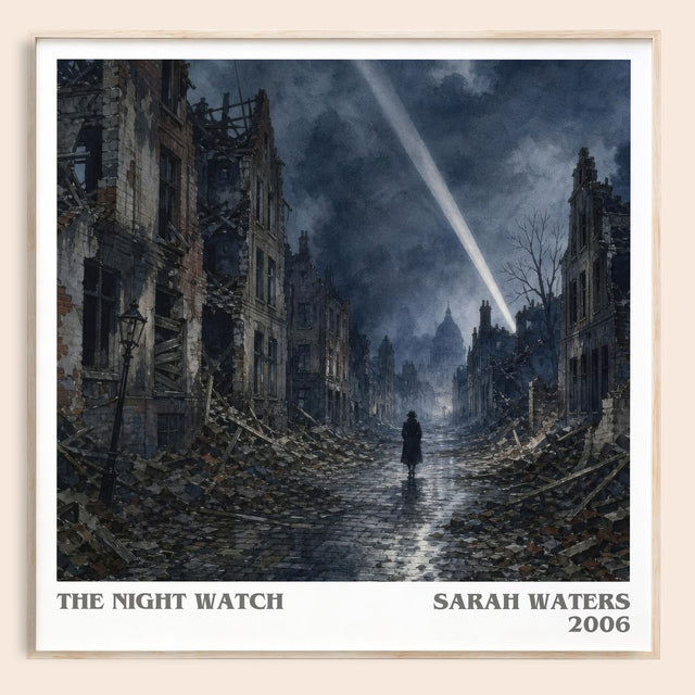The Night Watch Literary Art Print by Sarah Waters
