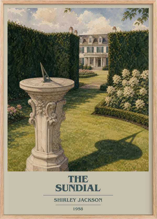 The Sundial Book Cover Poster by Shirley Jackson