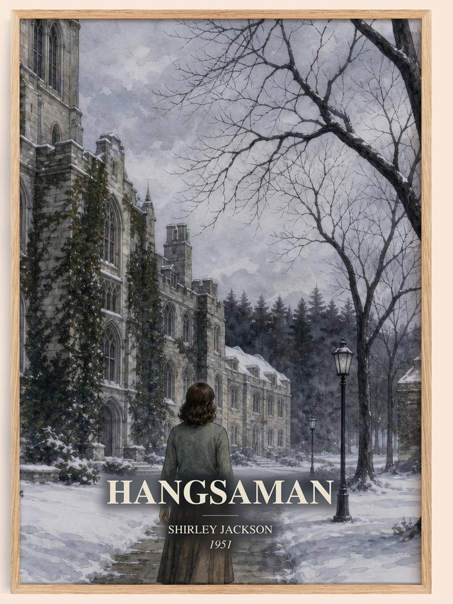 Hangsaman Book Watercolour Illustration by Shirley Jackson