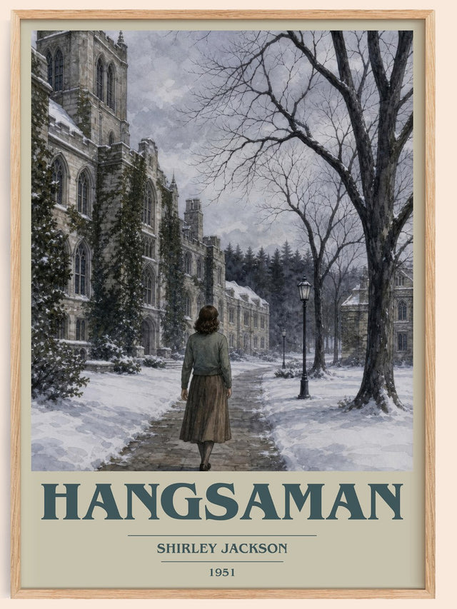 Hangsaman Book Cover Poster by Shirley Jackson
