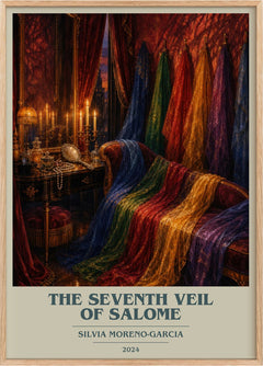 The Seventh Veil Of Salome Book Cover Poster by Silvia Moreno-Garcia