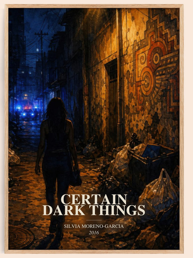 Certain Dark Things Book Watercolour Illustration by S. Moreno-Garcia