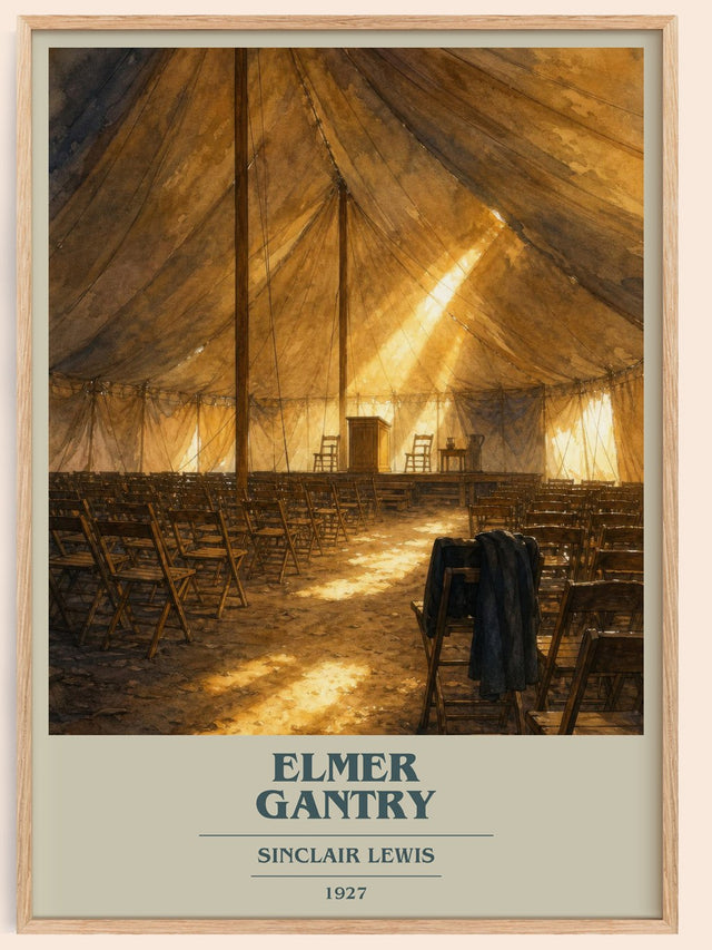 Elmer Gantry Book Cover Poster by Sinclair Lewis