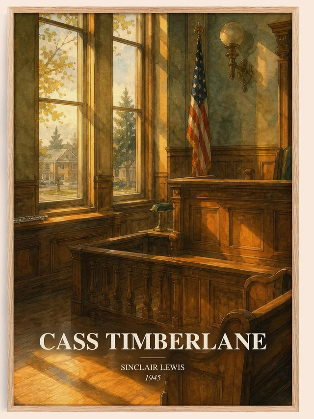 Cass Timberlane Book Watercolour Illustration by Sinclair Lewis