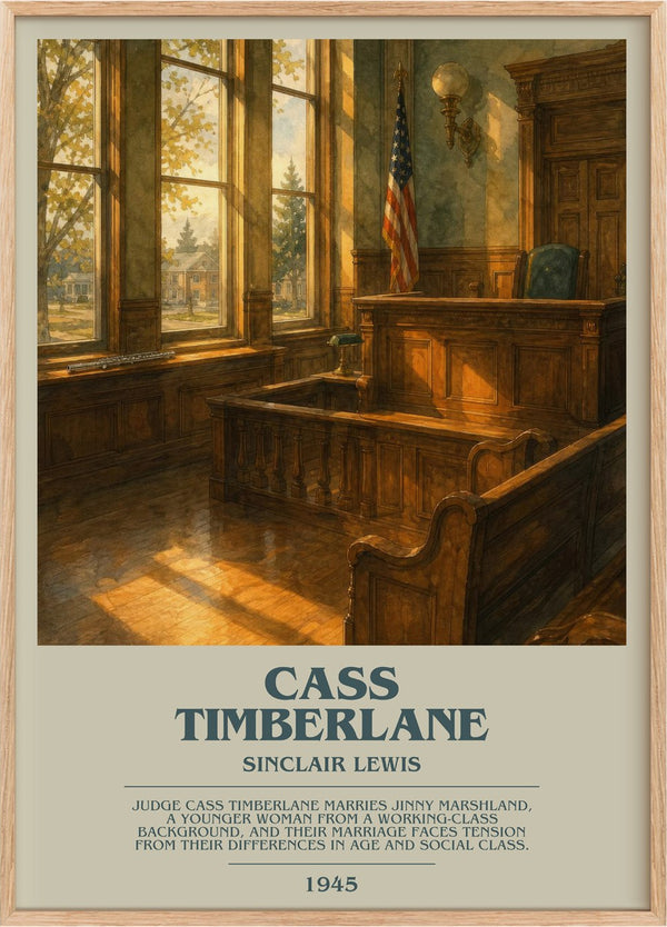 Cass Timberlane Bookish Wall Art by Sinclair Lewis