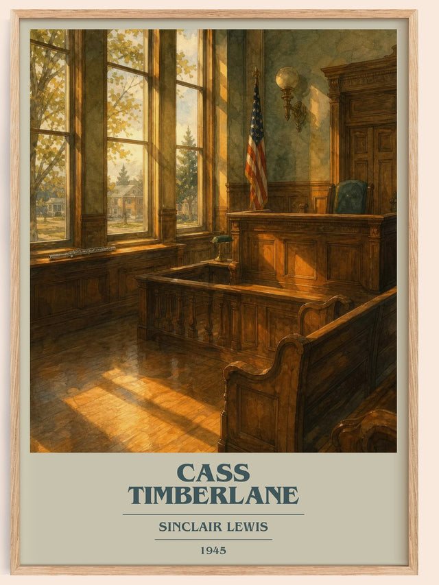Cass Timberlane Book Cover Poster by Sinclair Lewis