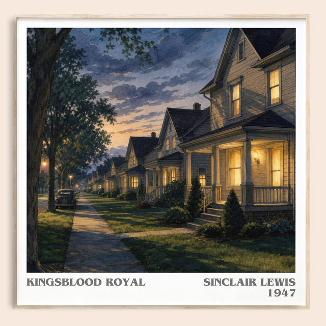 Kingsblood Royal Literary Art Print by Sinclair Lewis