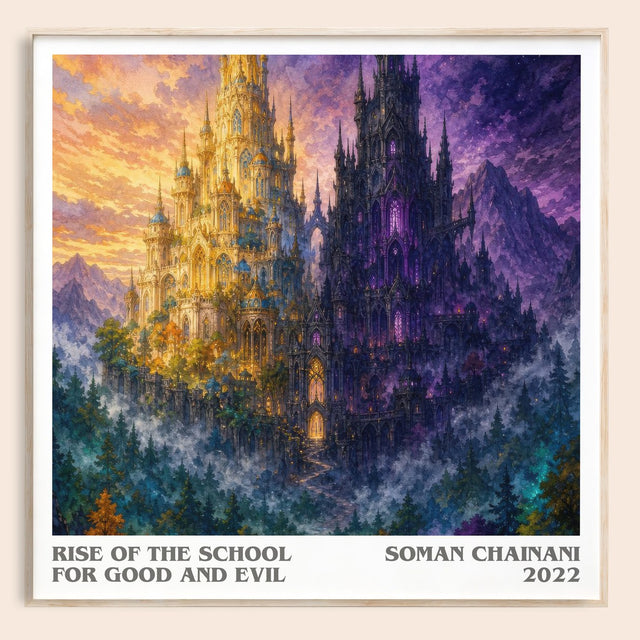 Rise Of The School For Good And Evil Literary Art Print by S. Chainani