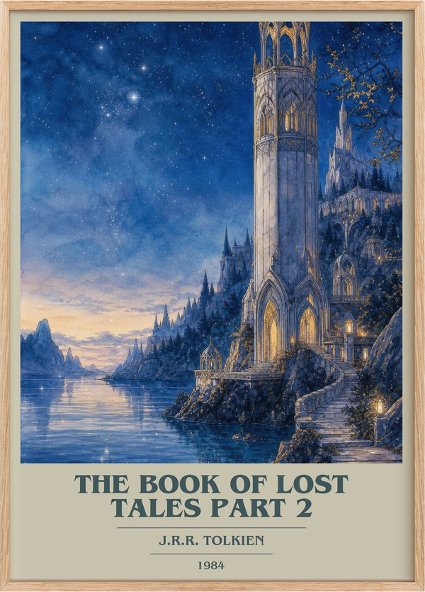 The Book Of Lost Tales Part 2 Book Cover Poster by J.R.R. Tolkien