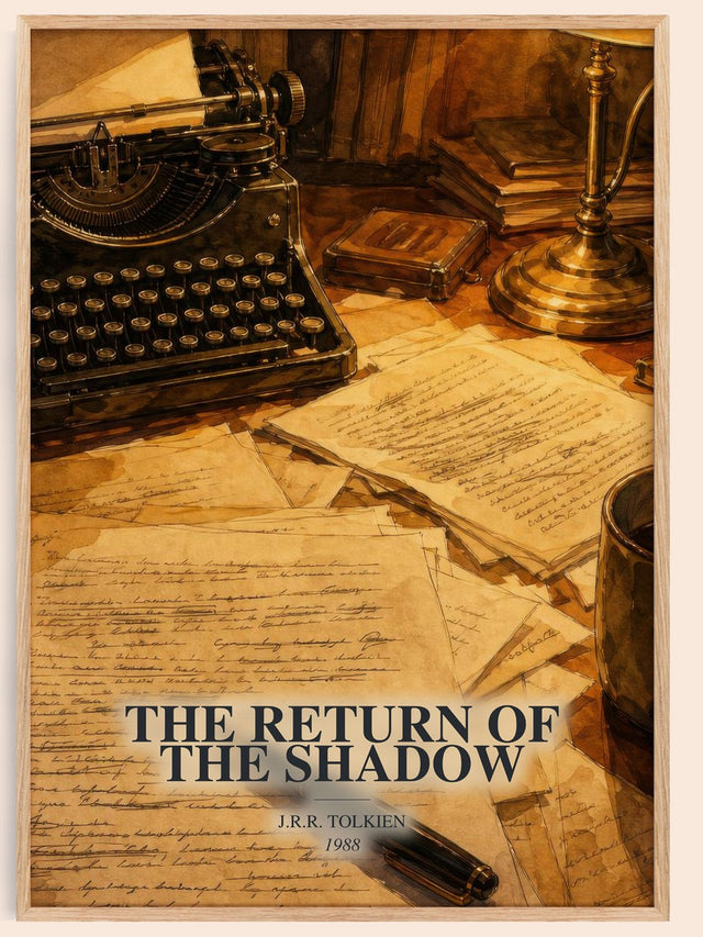 Return Of The Shadow Book Watercolour Illustration by J.R.R. Tolkien
