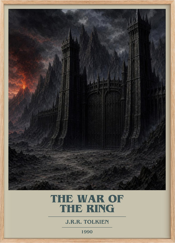 The War Of The Ring Book Cover Poster by J.R.R. Tolkien
