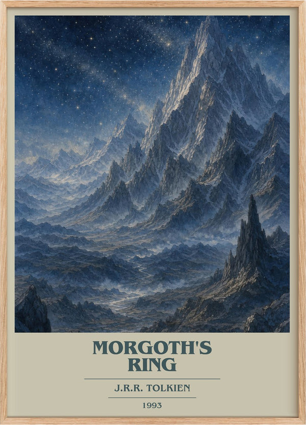 Morgoth's Ring Book Cover Poster by J.R.R. Tolkien