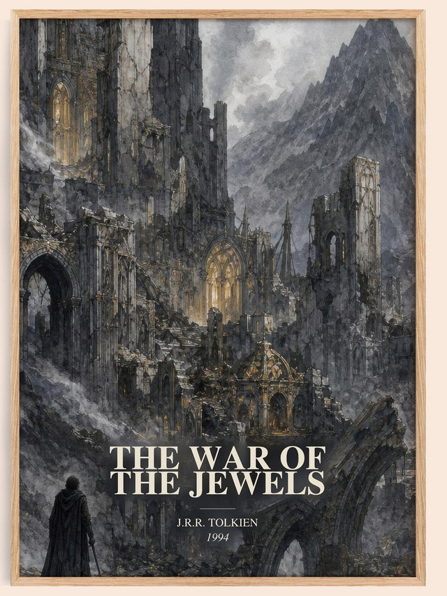 The War Of The Jewels Book Watercolour Illustration by J.R.R. Tolkien