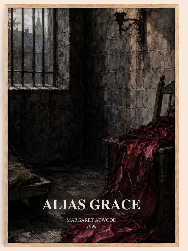 Alias Grace Book Watercolour Illustration by Margaret Atwood