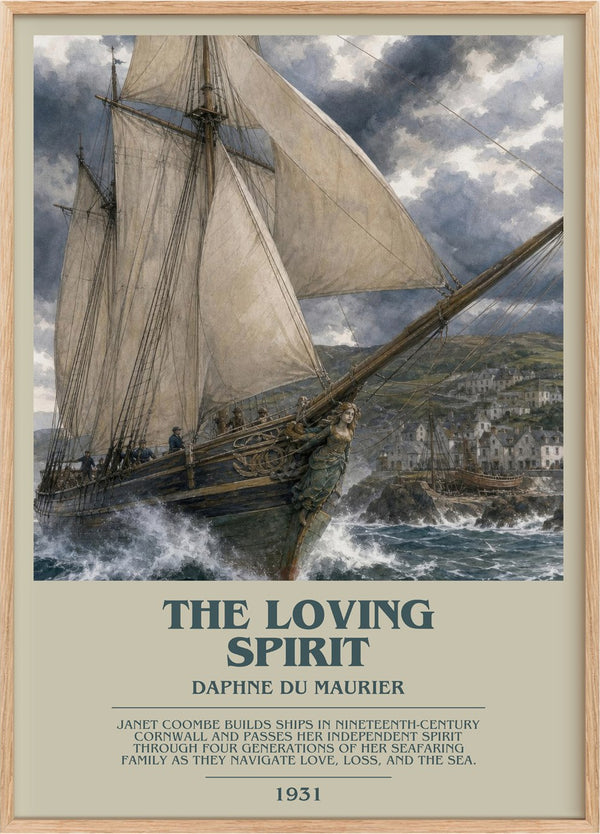 The Loving Spirit Bookish Wall Art by Daphne du Maurier