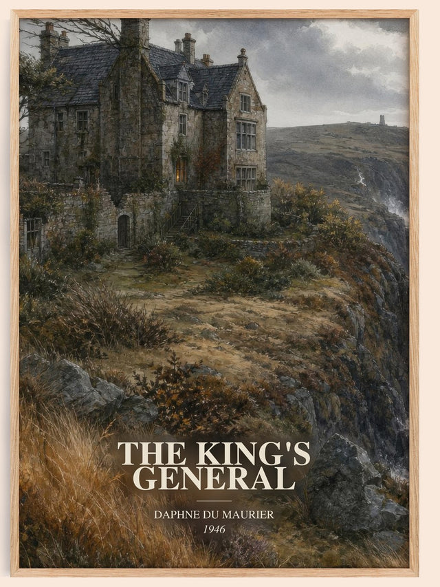 The King's General Book Watercolour Illustration by Daphne du Maurier