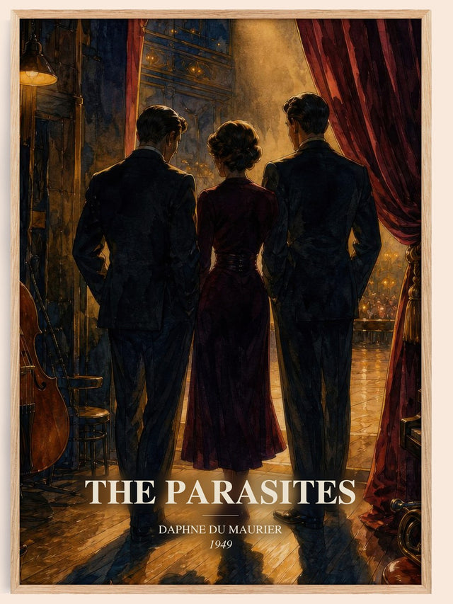 The Parasites Book Watercolour Illustration by Daphne du Maurier