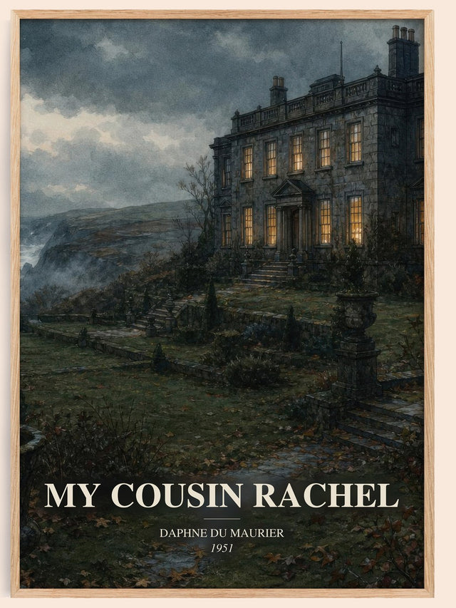 My Cousin Rachel Book Watercolour Illustration by Daphne du Maurier