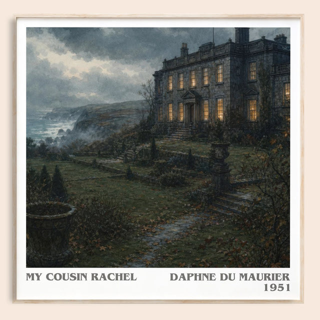 My Cousin Rachel Literary Art Print by Daphne du Maurier