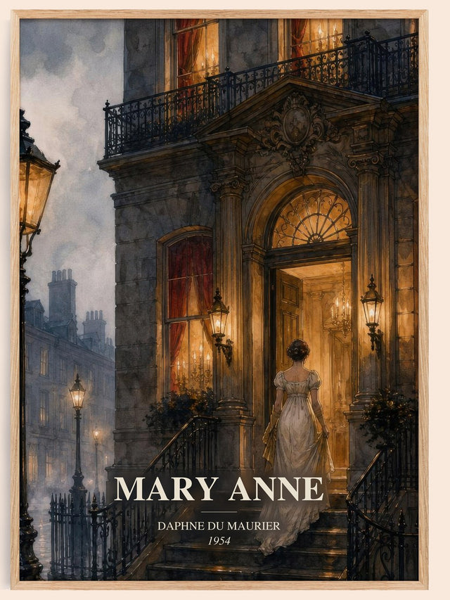 Mary Anne Book Watercolour Illustration by Daphne du Maurier