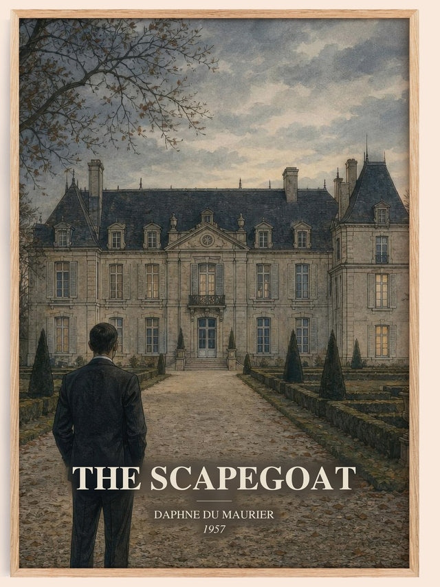 The Scapegoat Book Watercolour Illustration by Daphne du Maurier