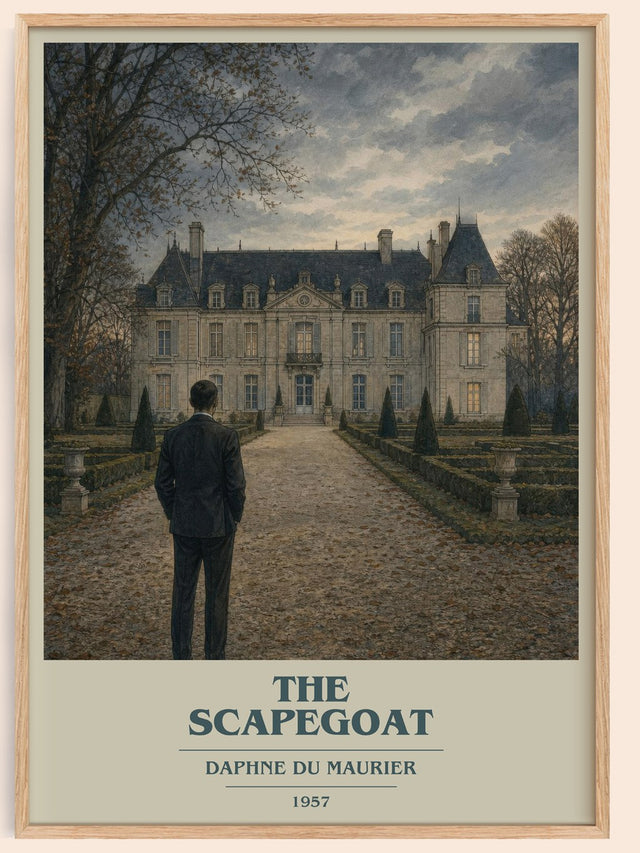 The Scapegoat Book Cover Poster by Daphne du Maurier