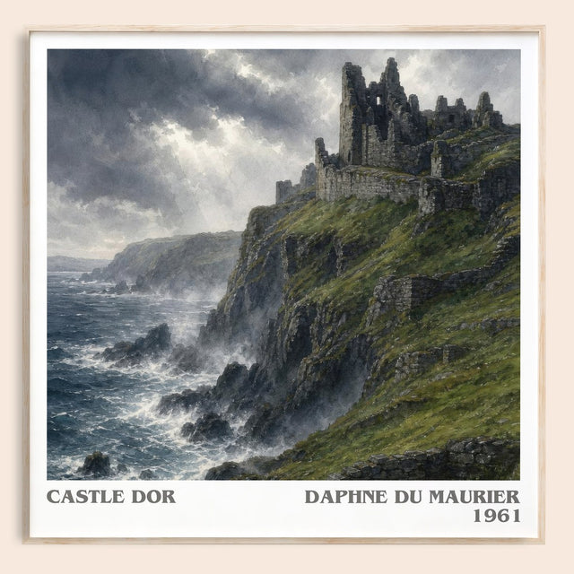 Castle Dor Literary Art Print by Daphne du Maurier