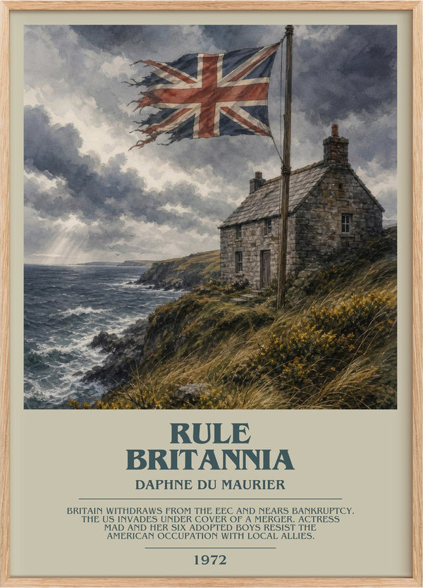 Rule Britannia Bookish Wall Art by Daphne du Maurier