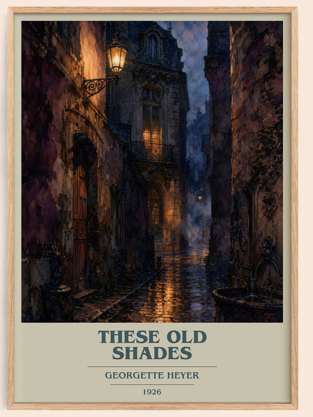 These Old Shades Book Cover Poster by Georgette Heyer